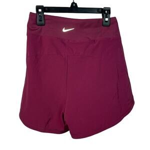 Nike Dri-FIT Bliss Shorts Small Rosewood/Reflective Silver XS